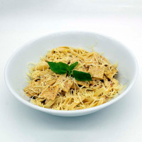 PASTA ALFREDO CON POLLO